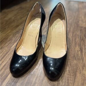 Christian Louboutin Glossy Black Heels